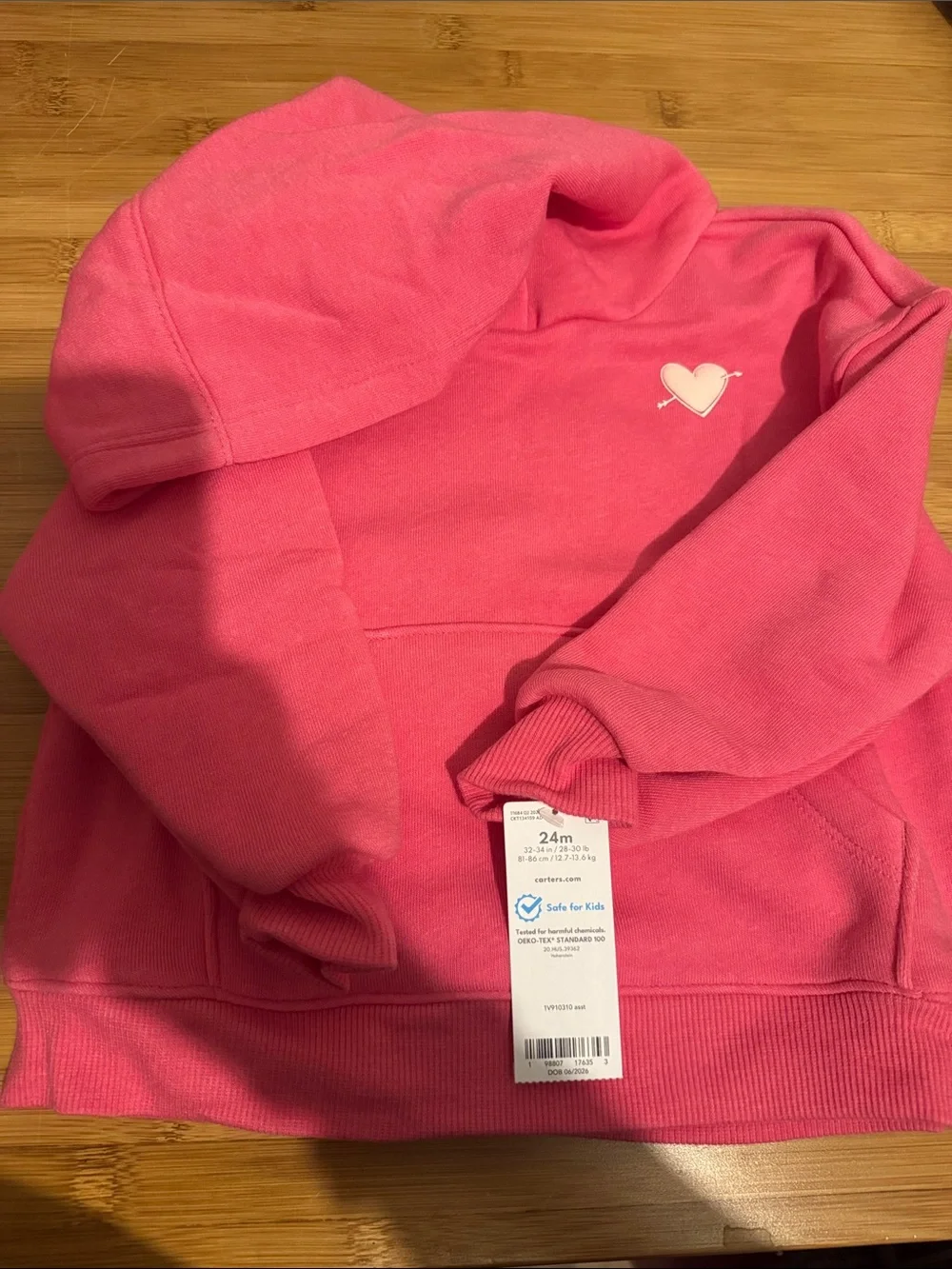 Carter's Hot Pink 'You Go Girl' Sweatpants & Top Set